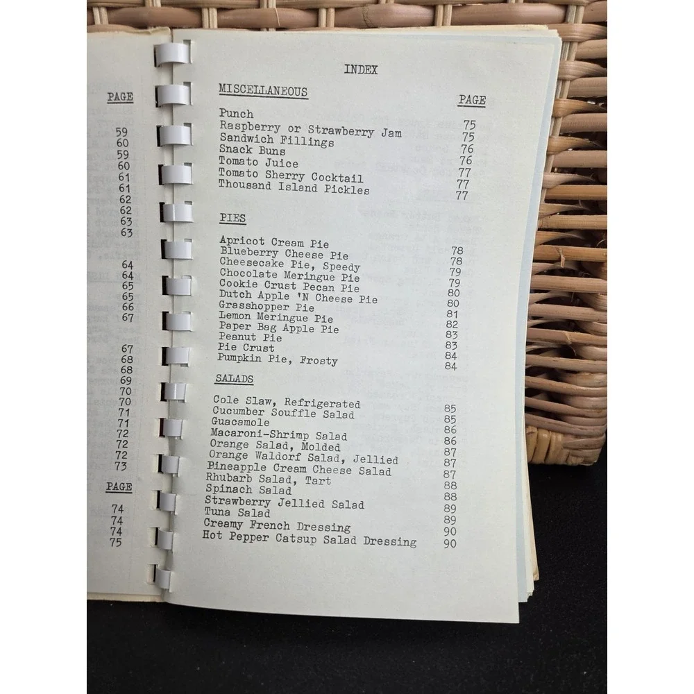 New Hackensack Reformed Church Cookbook Wappingers Falls, New York Vintage‎